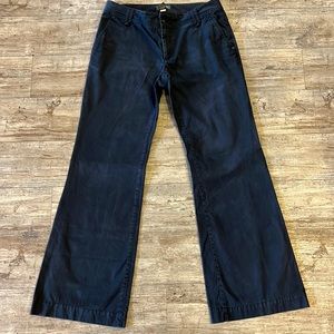 Banana Republic black straight leg pants 10